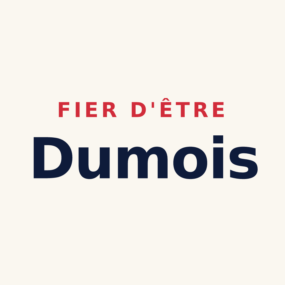 Tasse « Fier d'être Dumois » — design pour Dumes
