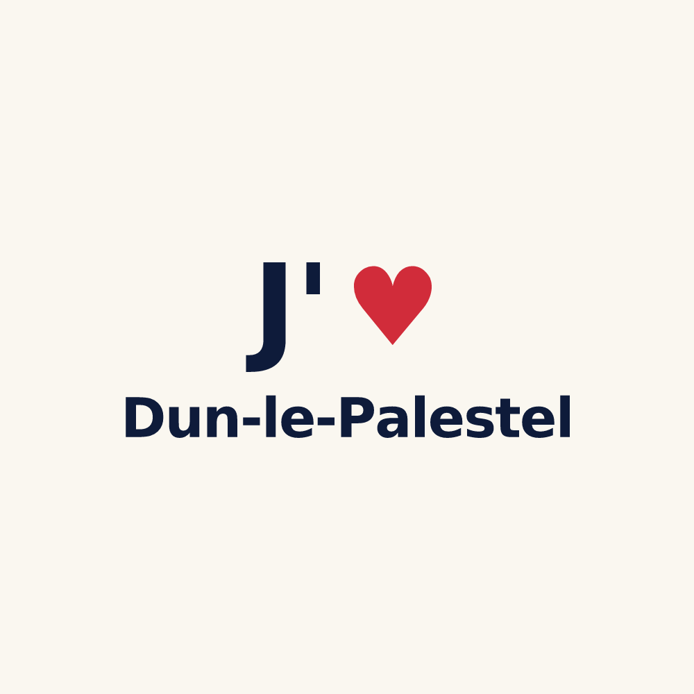 Tasse personnalisée Dun-le-Palestel — design J'aime Dun-le-Palestel