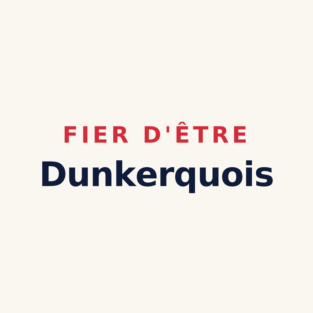Tasse « Fier d'être Dunkerquois » — design pour Dunkerque