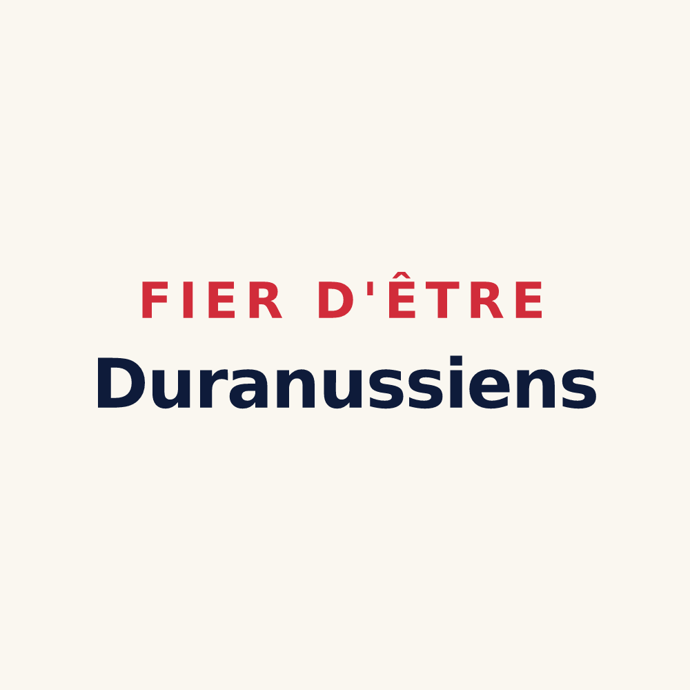 Tasse « Fier d'être Duranussiens » — design pour Duranus