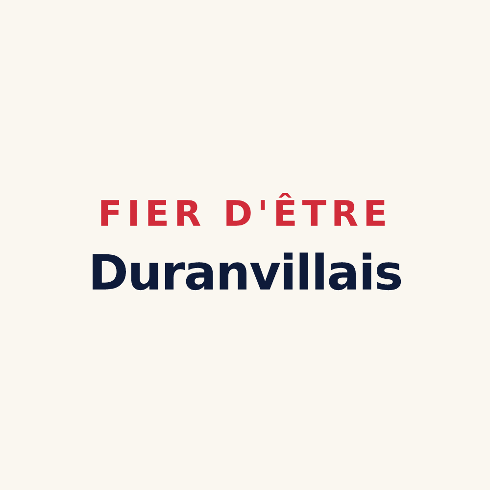 Tasse « Fier d'être Duranvillais » — design pour Duranville