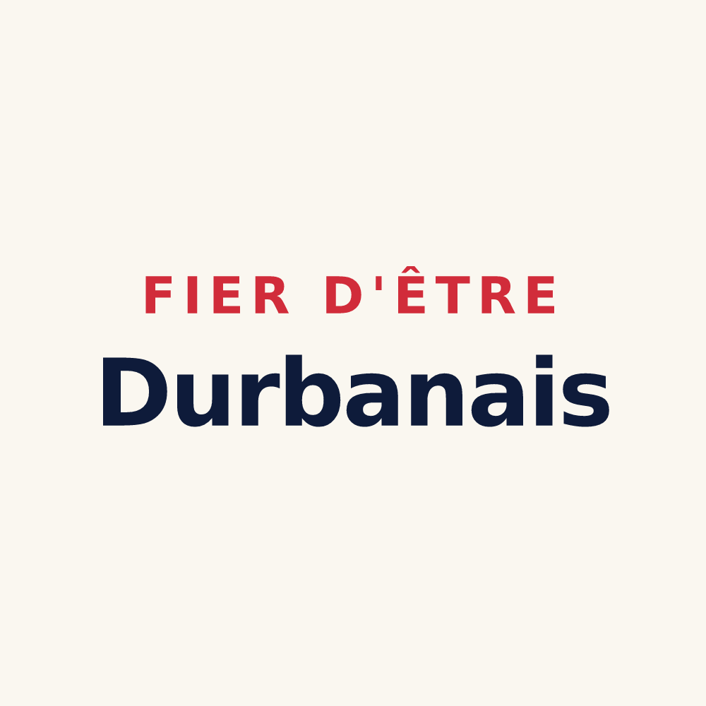 Tasse « Fier d'être Durbanais » — design pour Durban-sur-Arize