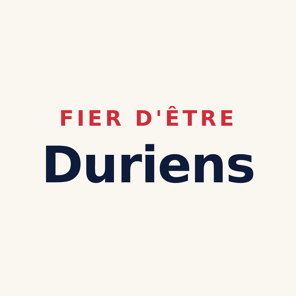 Tasse « Fier d'être Duriens » — design pour Dury