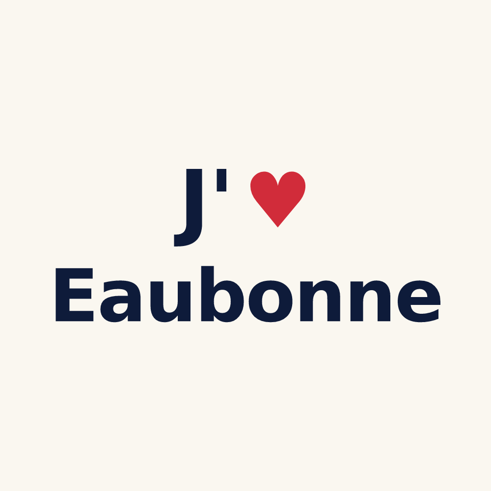 Tasse personnalisée Eaubonne — design J'aime Eaubonne