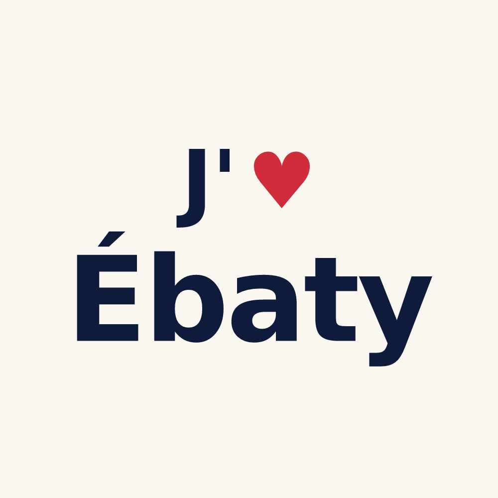 Tasse personnalisée Ébaty — design J'aime Ébaty