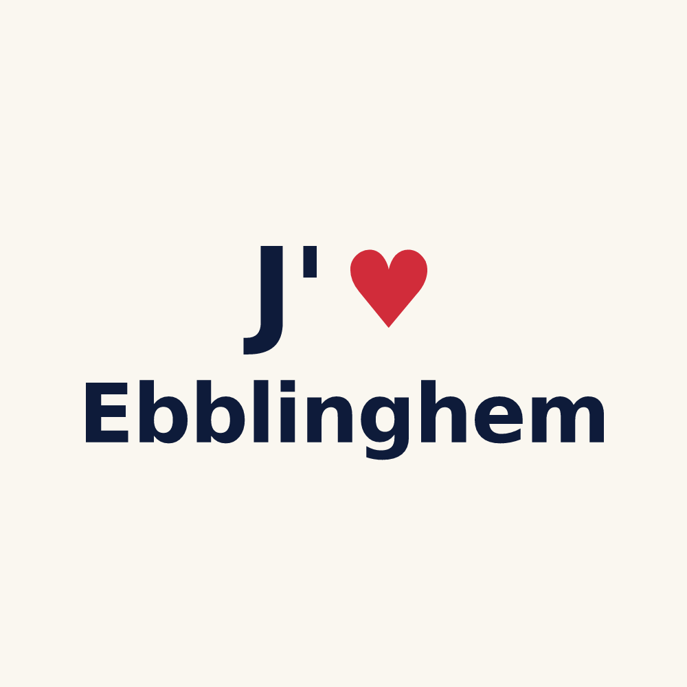 Tasse personnalisée Ebblinghem — design J'aime Ebblinghem