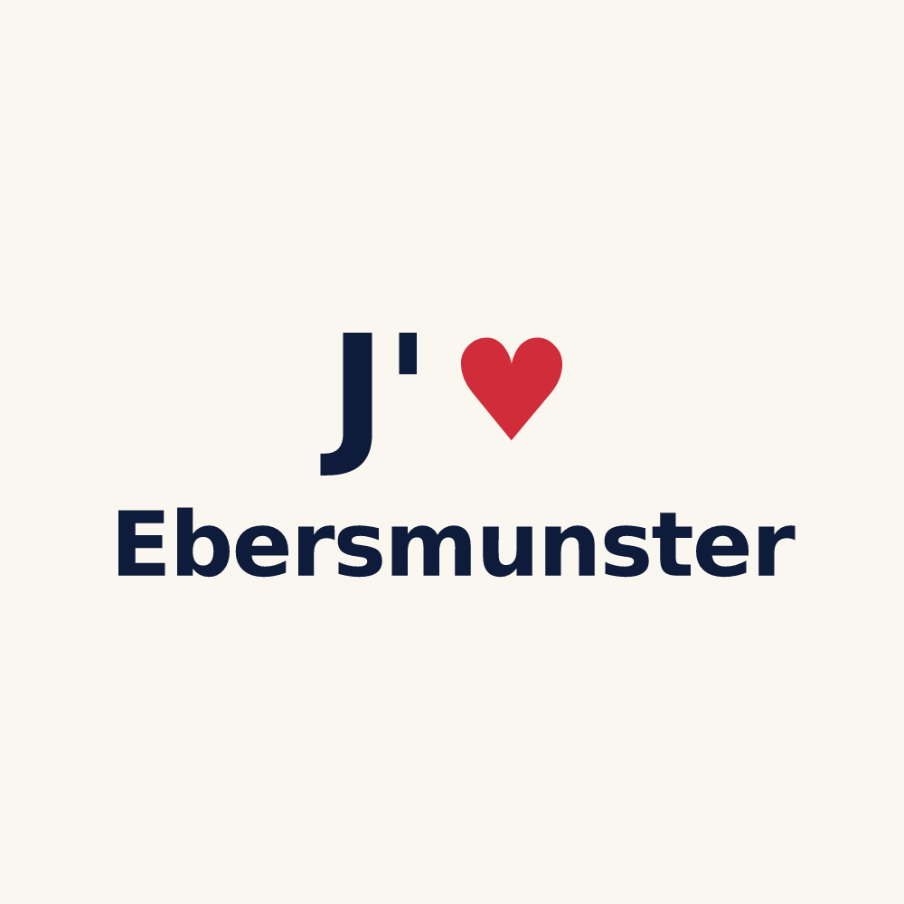 Tasse personnalisée Ebersmunster — design J'aime Ebersmunster
