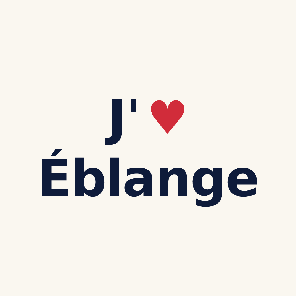 Tasse personnalisée Éblange — design J'aime Éblange