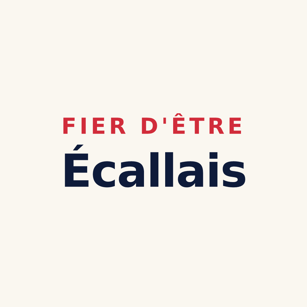 Tasse « Fier d'être Écallais » — design pour Écalles-Alix