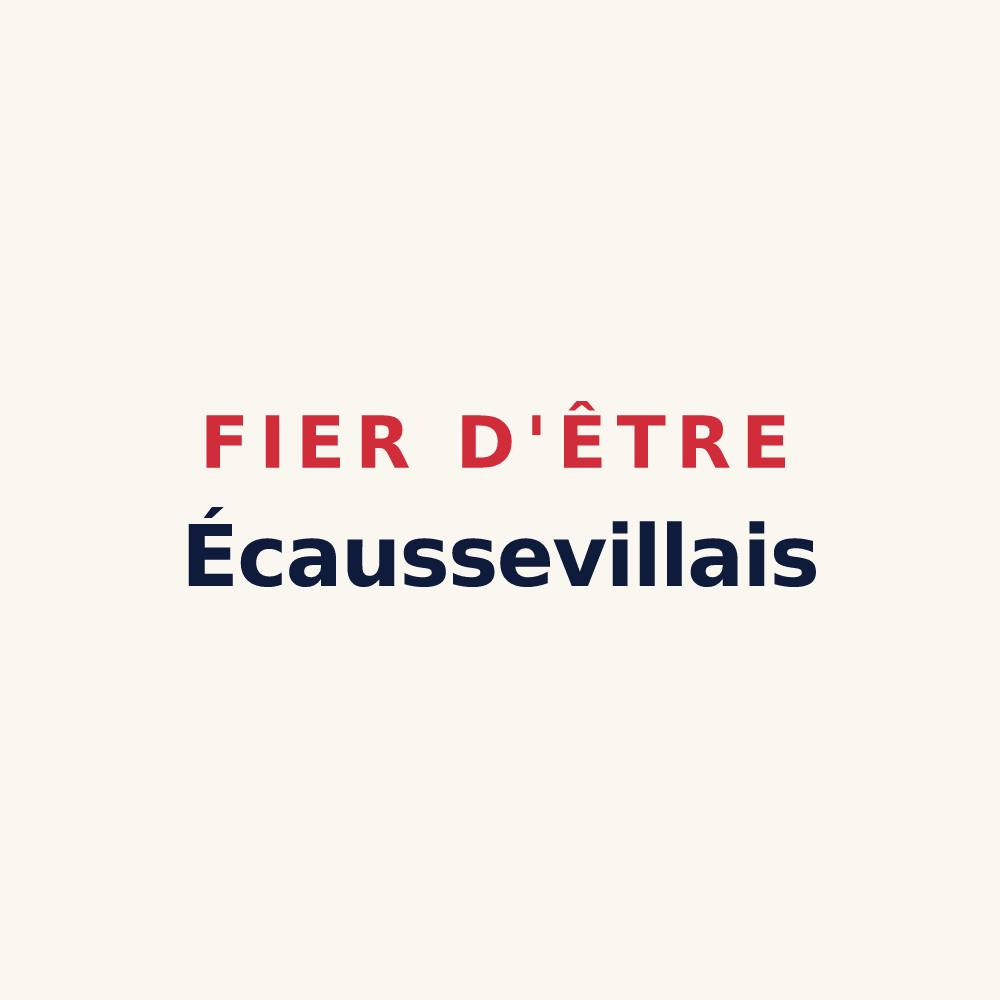 Tasse « Fier d'être Écaussevillais » — design pour Écausseville