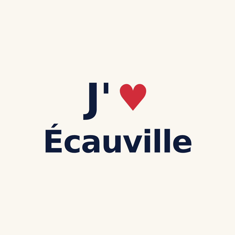 Tasse personnalisée Écauville — design J'aime Écauville