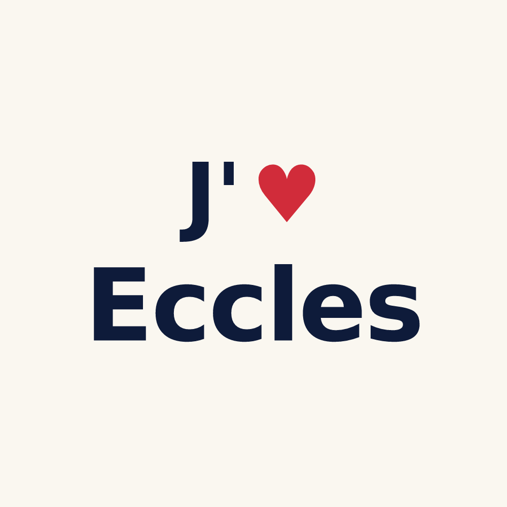 Tasse personnalisée Eccles — design J'aime Eccles