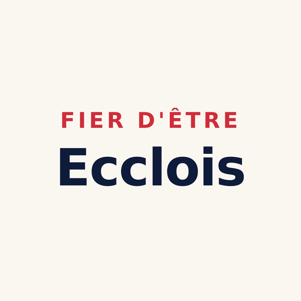 Tasse « Fier d'être Ecclois » — design pour Eccles