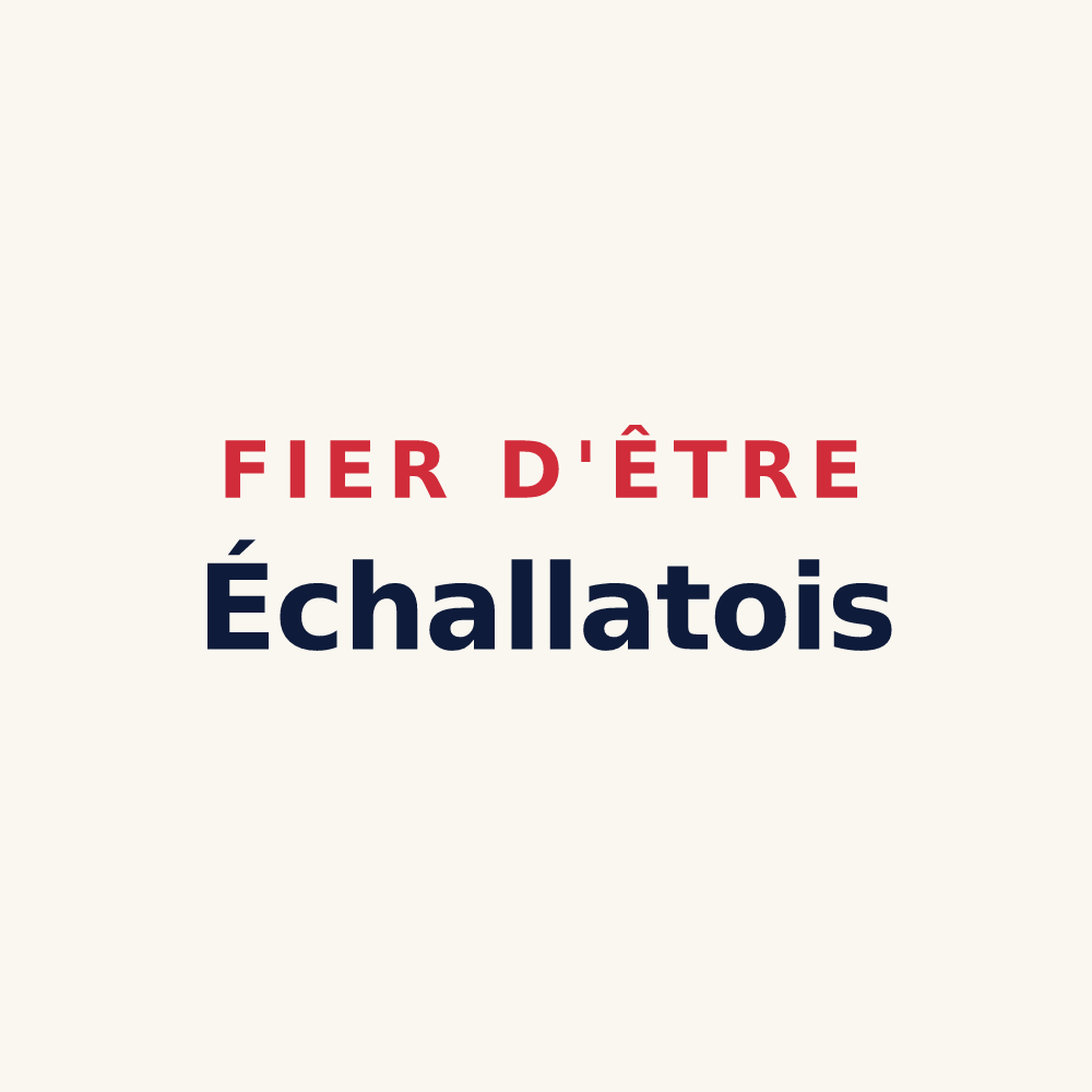 Tasse « Fier d'être Échallatois » — design pour Échallat