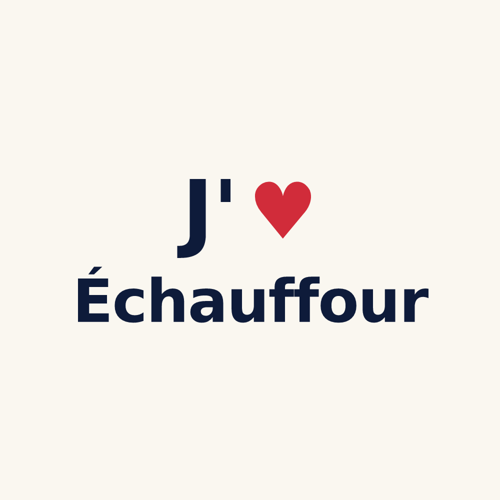 Tasse personnalisée Échauffour — design J'aime Échauffour