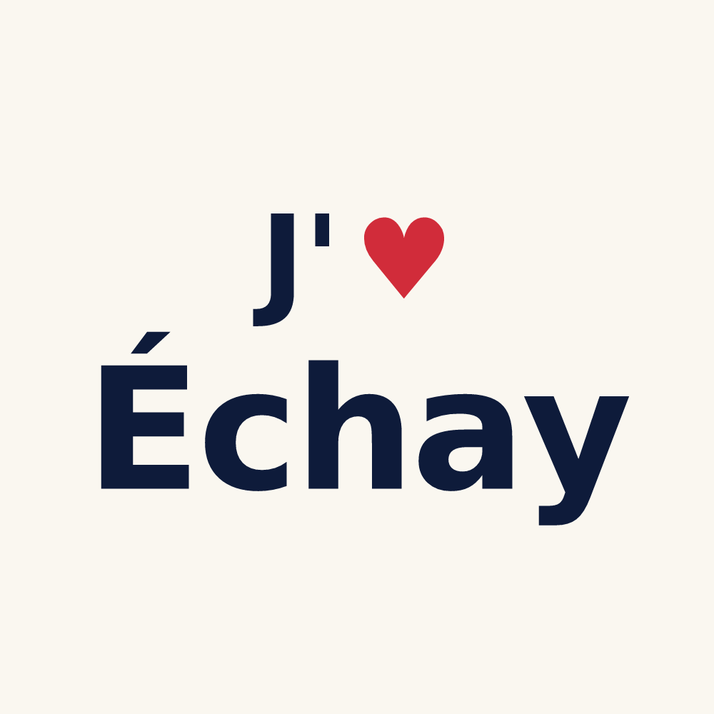 Tasse personnalisée Échay — design J'aime Échay