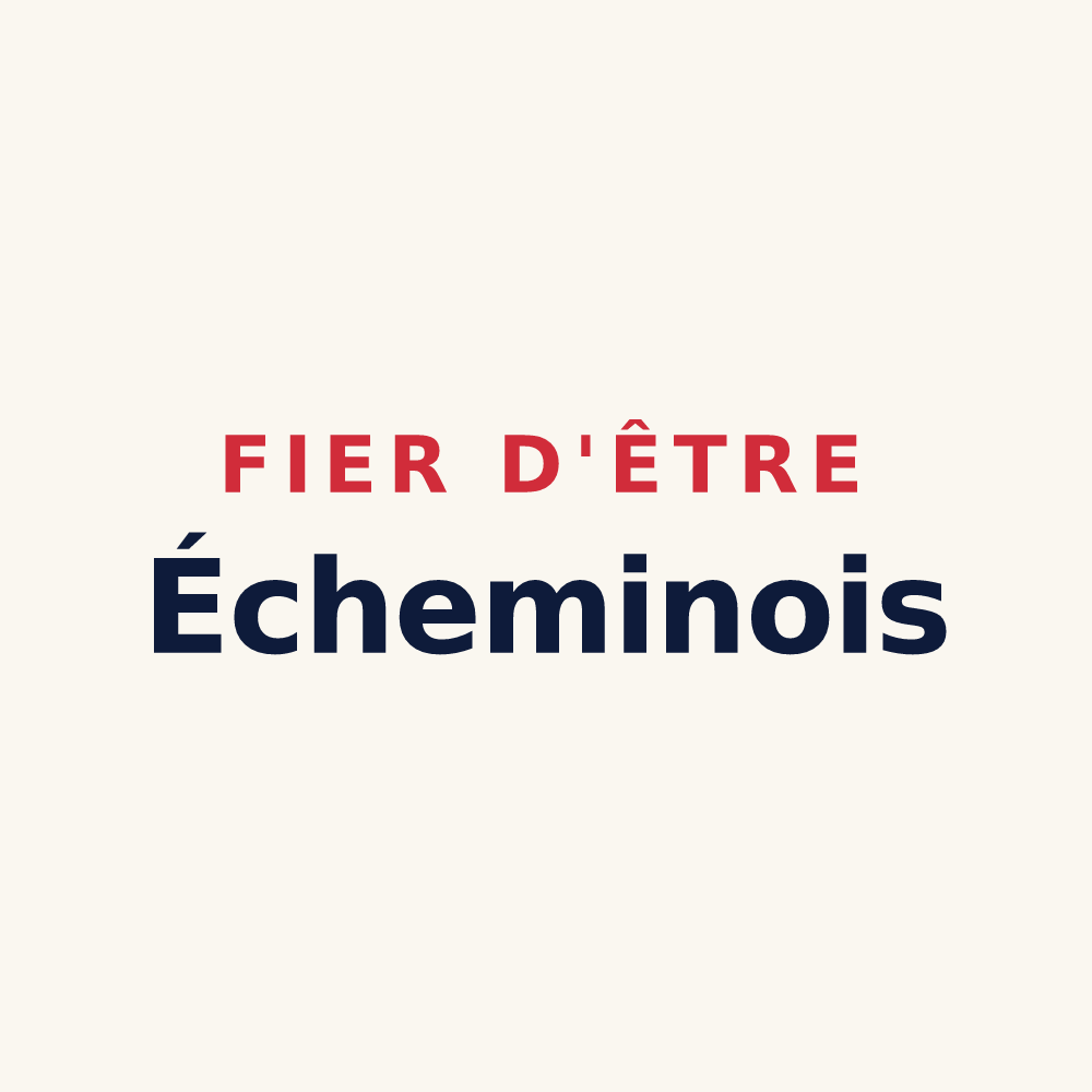 Tasse « Fier d'être Écheminois » — design pour Échemines