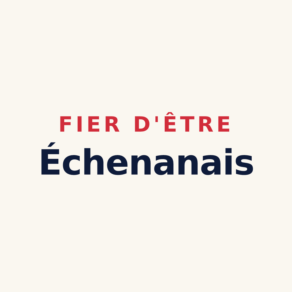 Tasse « Fier d'être Échenanais » — design pour Échenans-sous-Mont-Vaudois