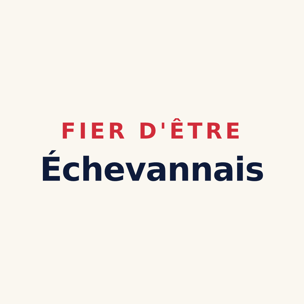 Tasse « Fier d'être Échevannais » — design pour Échevannes