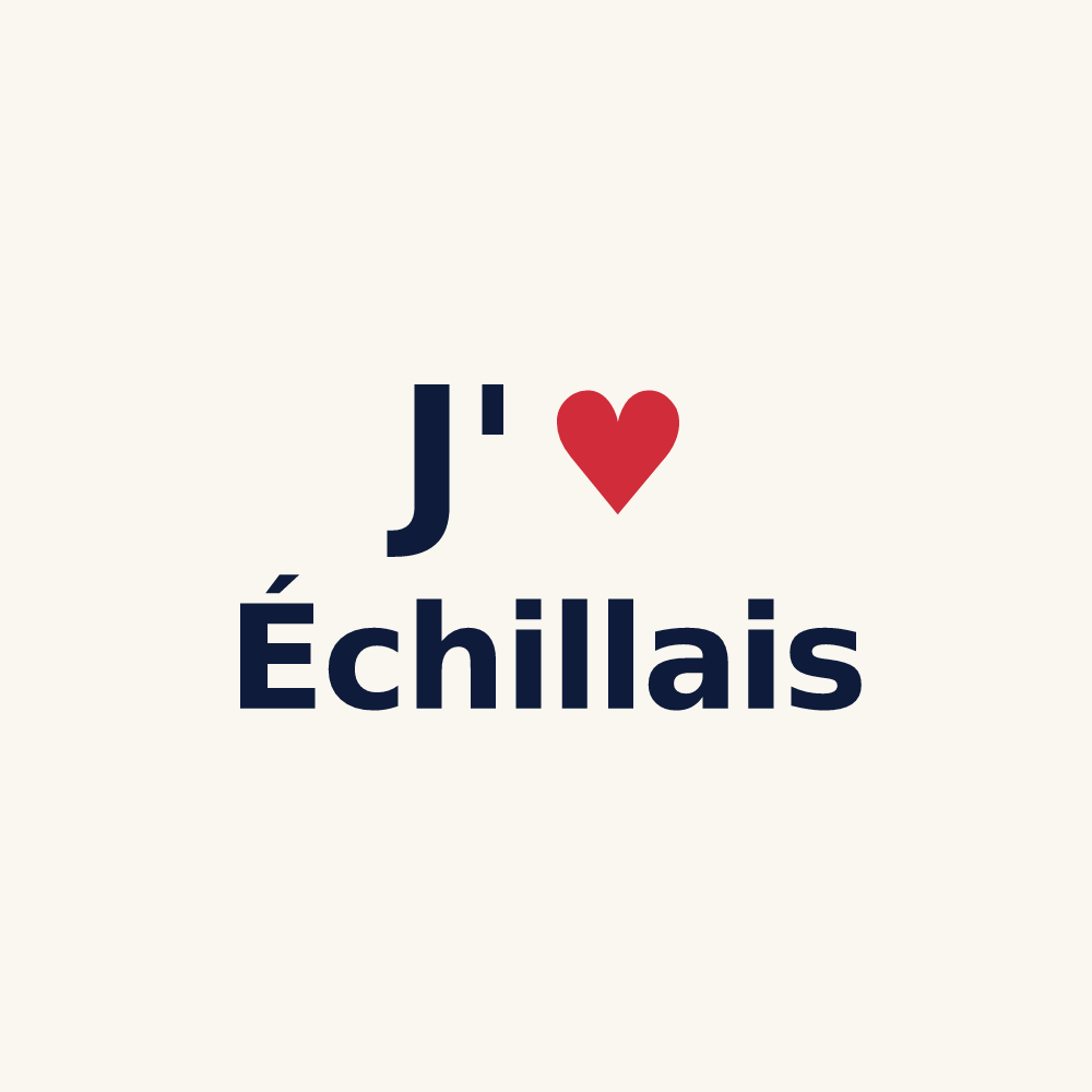 Tasse personnalisée Échillais — design J'aime Échillais