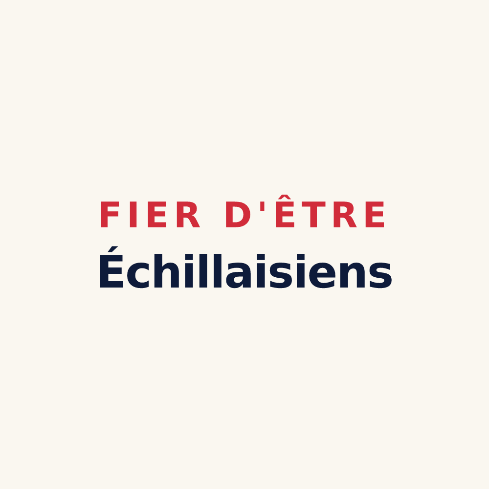 Tasse « Fier d'être Échillaisiens » — design pour Échillais