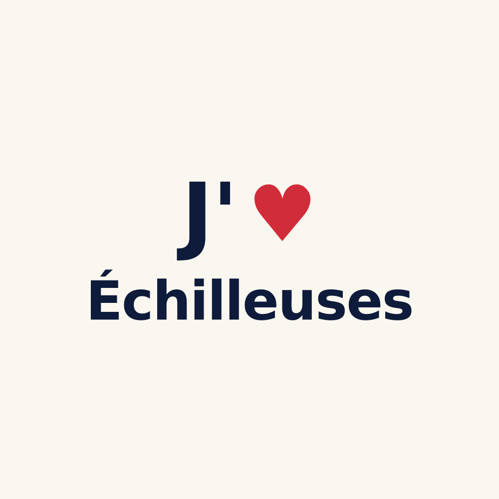 Tasse personnalisée Échilleuses — design « J'aime Échilleuses » imprimé sur la tasse