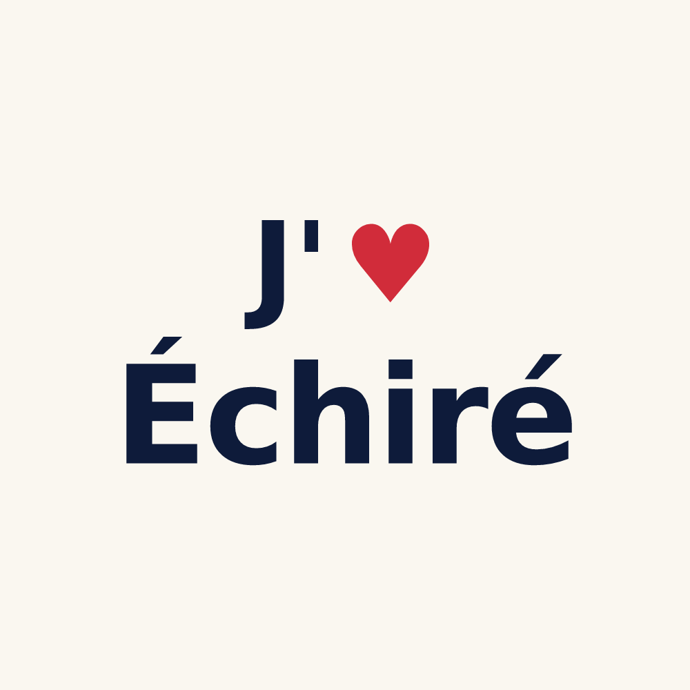 Tasse personnalisée Échiré — design J'aime Échiré