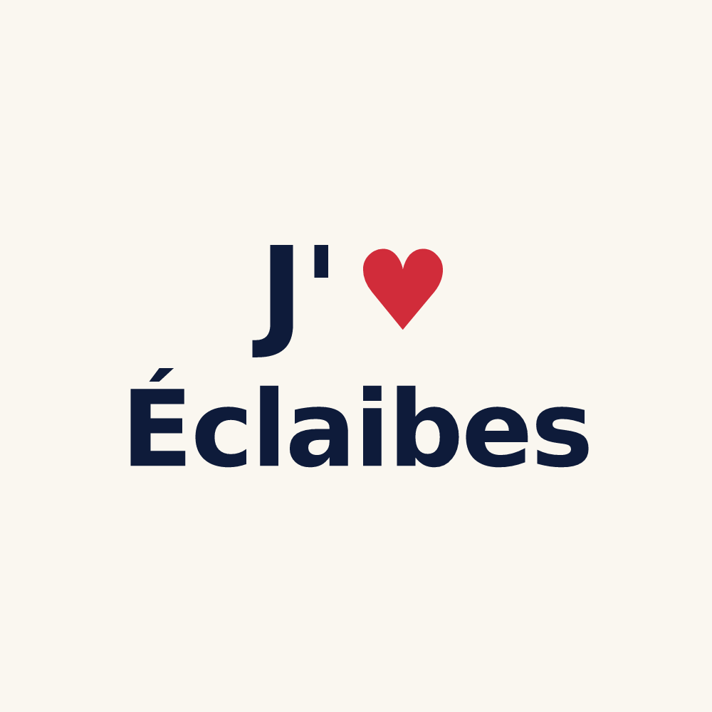Tasse personnalisée Éclaibes — design J'aime Éclaibes