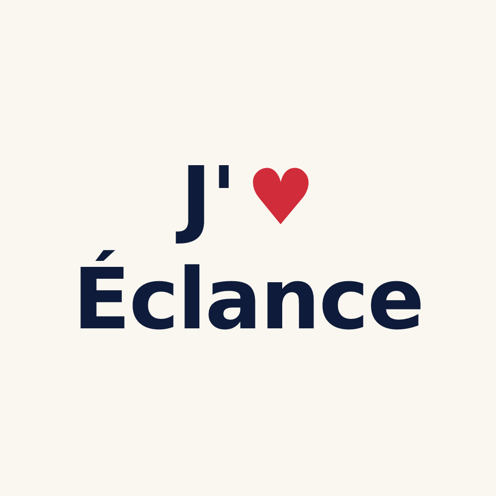 Tasse personnalisée Éclance — design J'aime Éclance