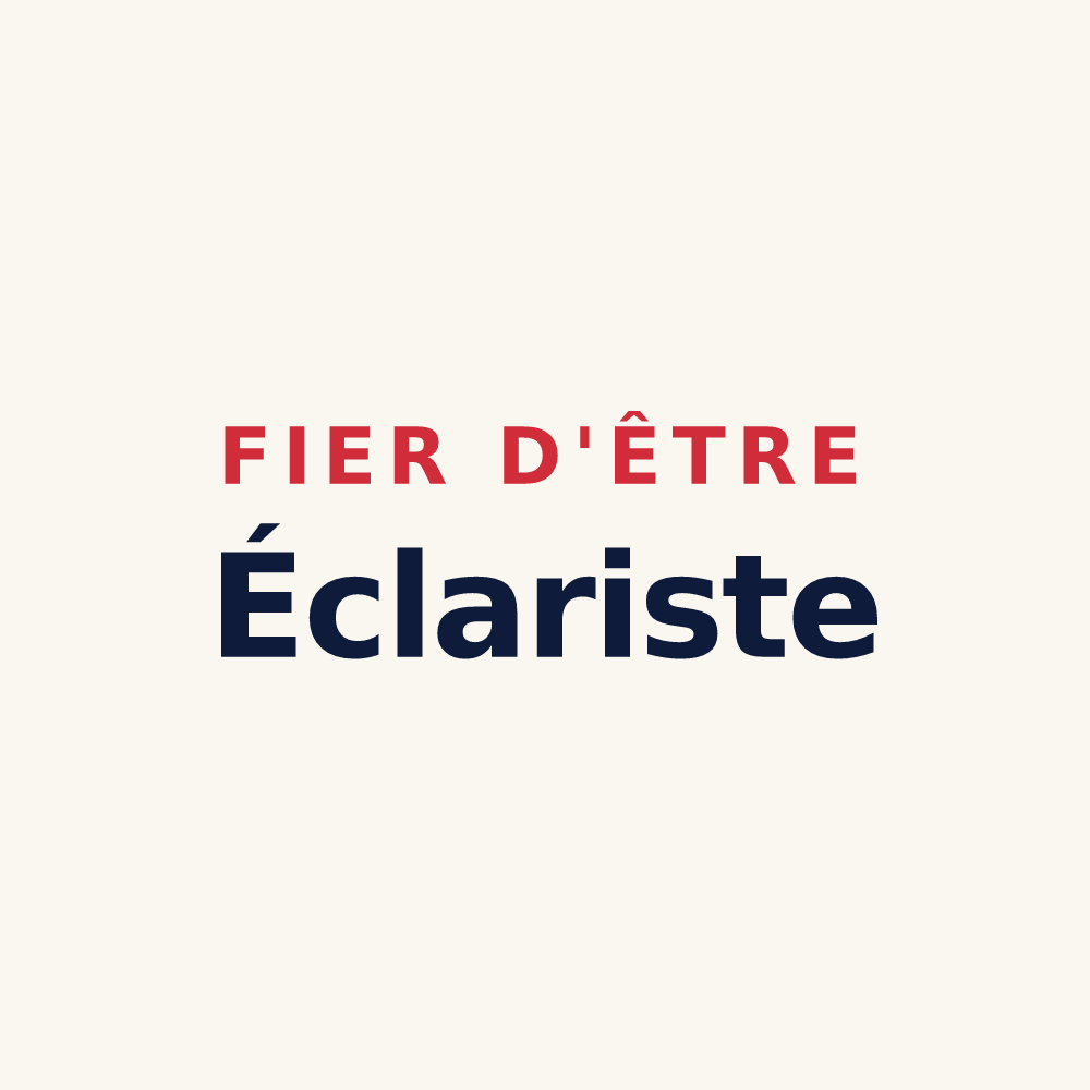 Tasse « Fier d'être Éclariste » — design pour Éclance