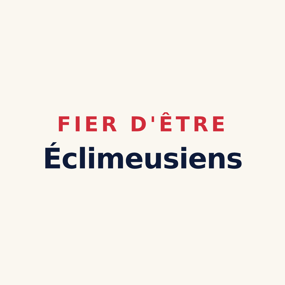 Tasse « Fier d'être Éclimeusiens » — design pour Éclimeux