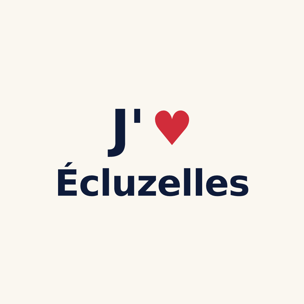 Tasse personnalisée Écluzelles — design J'aime Écluzelles