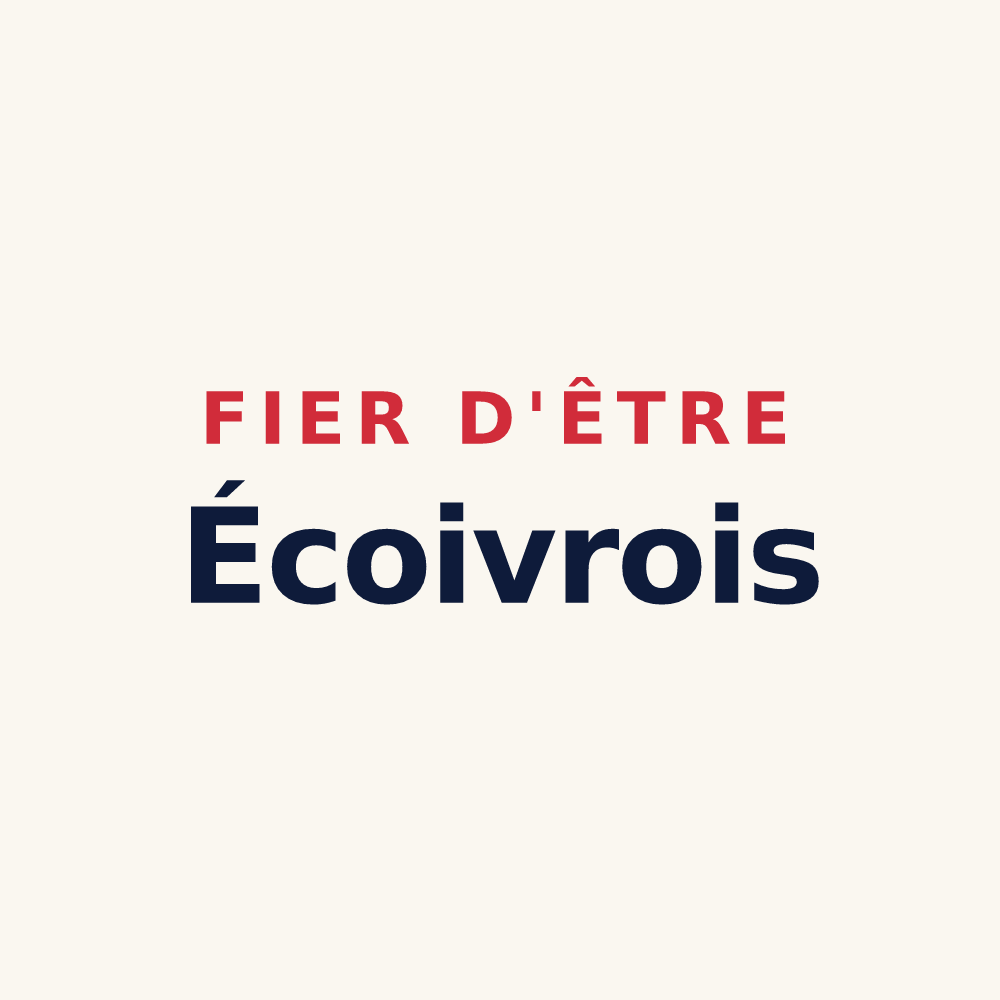 Tasse « Fier d'être Écoivrois » — design pour Écoivres