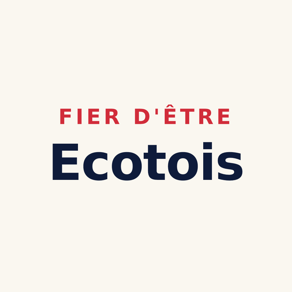 Tasse « Fier d'être Ecotois » — design pour Ecot-la-Combe