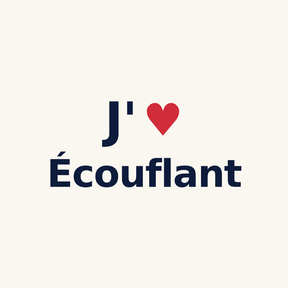 Tasse personnalisée Écouflant — design J'aime Écouflant