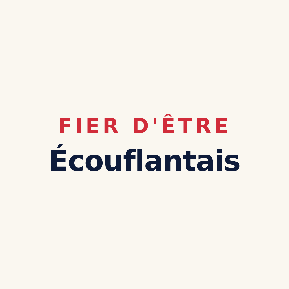 Tasse « Fier d'être Écouflantais » — design pour Écouflant