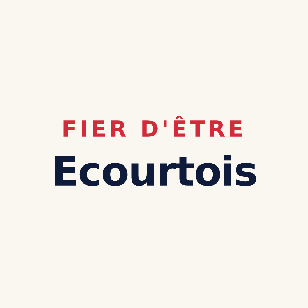 Tasse « Fier d'être Ecourtois » — design pour Écourt-Saint-Quentin