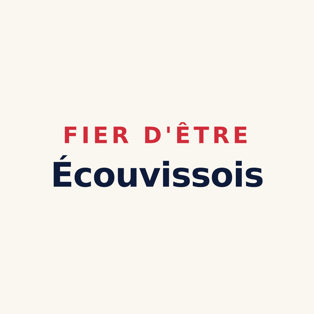 Tasse « Fier d'être Écouvissois » — design pour Écouviez