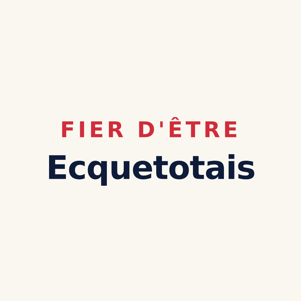 Tasse « Fier d'être Ecquetotais » — design pour Ecquetot