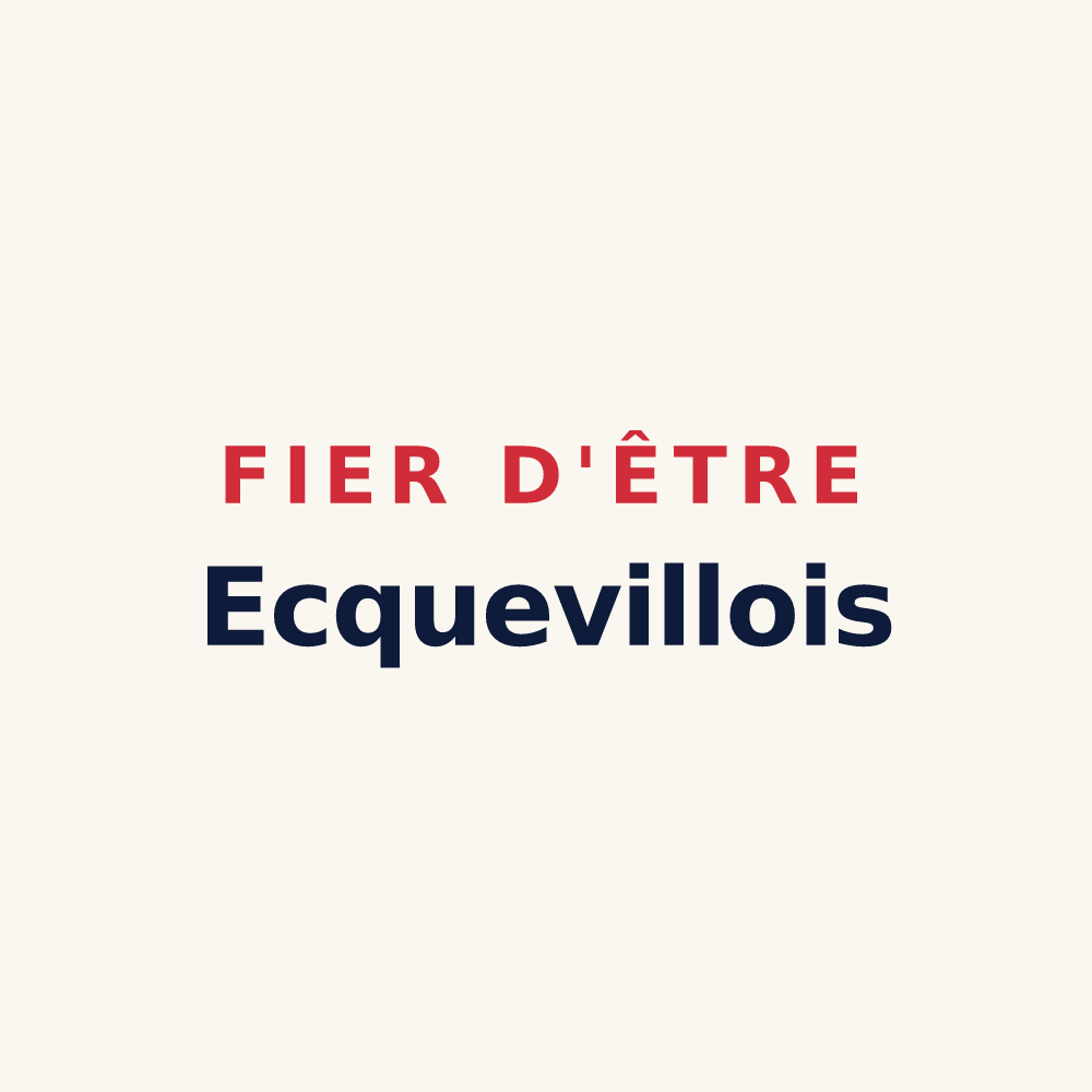 Tasse « Fier d'être Ecquevillois » — design pour Ecquevilly