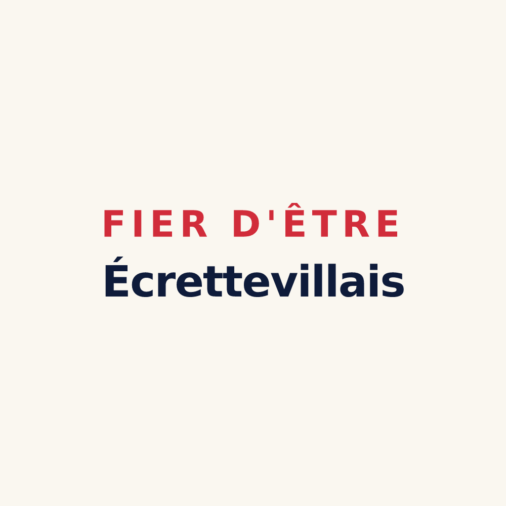 Tasse « Fier d'être Écrettevillais » — design pour Écretteville-sur-Mer
