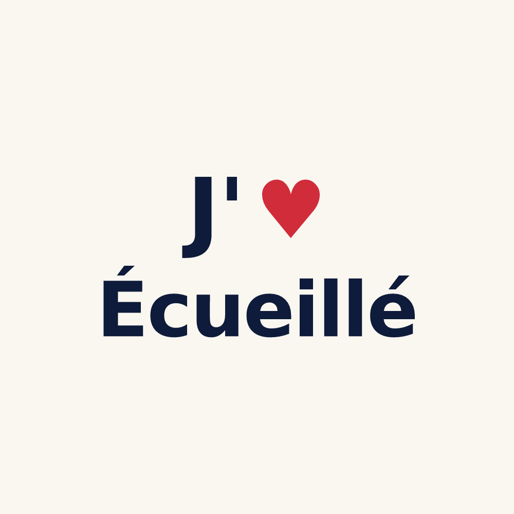 Tasse personnalisée Écueillé — design J'aime Écueillé