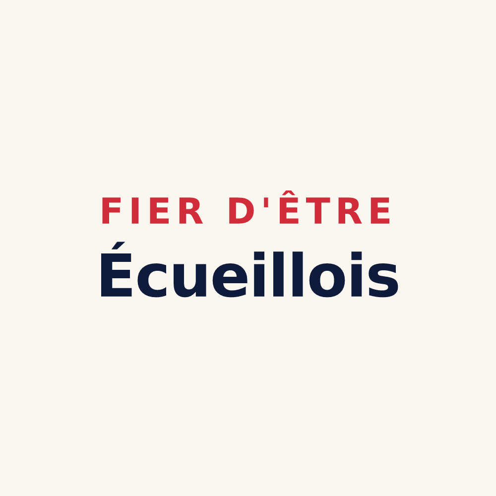 Tasse « Fier d'être Écueillois » — design pour Écueillé