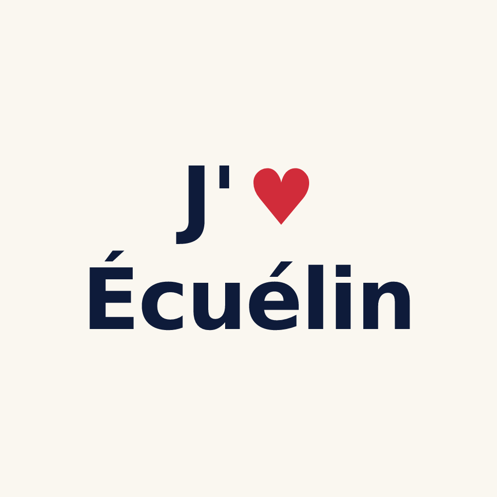 Tasse personnalisée Écuélin — design J'aime Écuélin