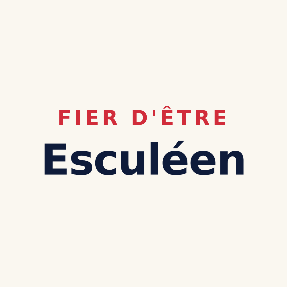 Tasse « Fier d'être Esculéen » — design pour Écuillé