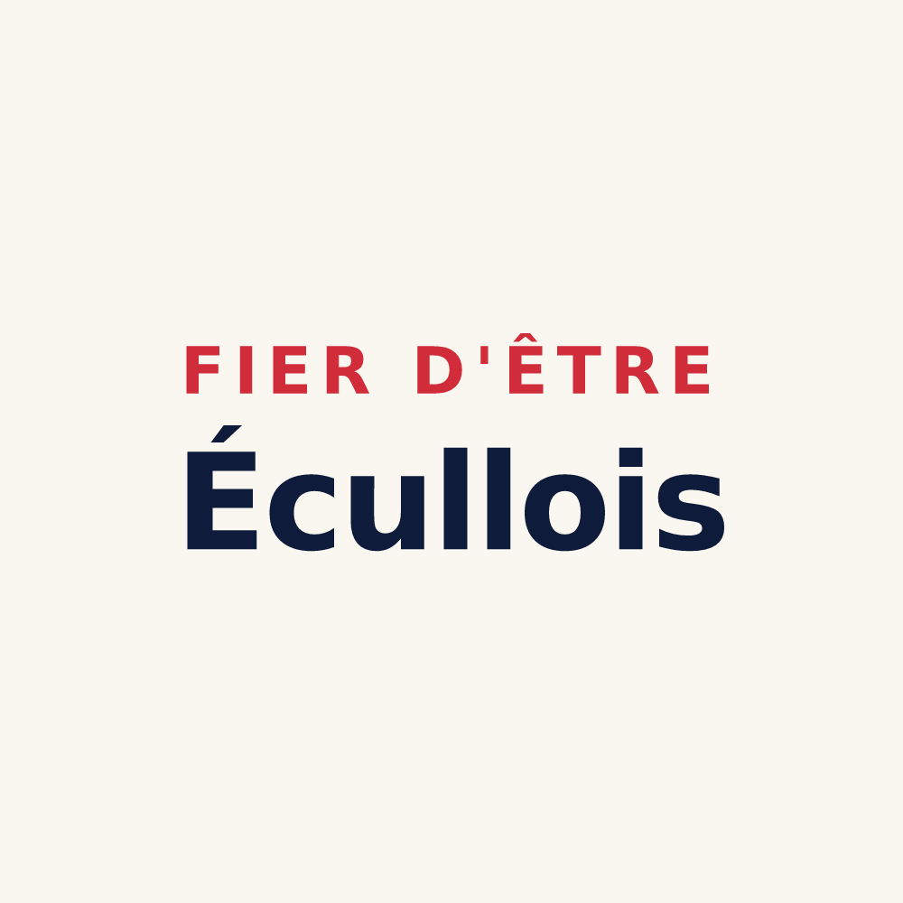 Tasse « Fier d'être Écullois » — design pour Écully