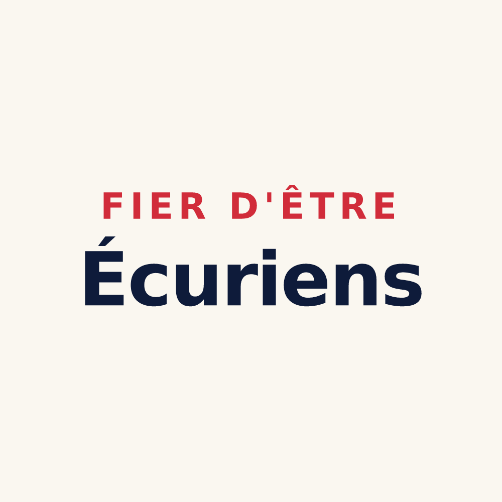 Tasse « Fier d'être Écuriens » — design pour Écurie