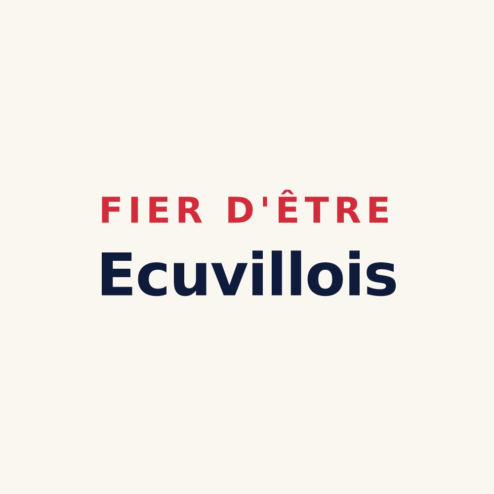 Tasse « Fier d'être Ecuvillois » — design pour Écuvilly