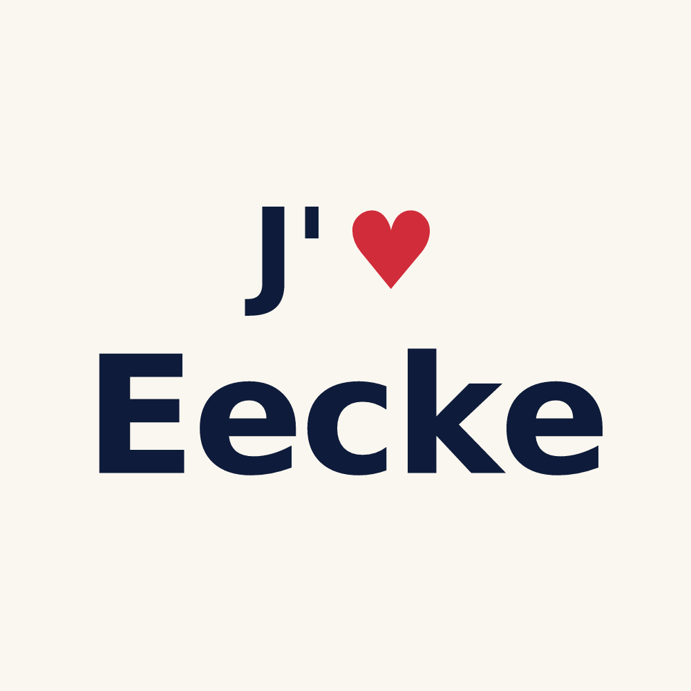 Tasse personnalisée Eecke — design J'aime Eecke