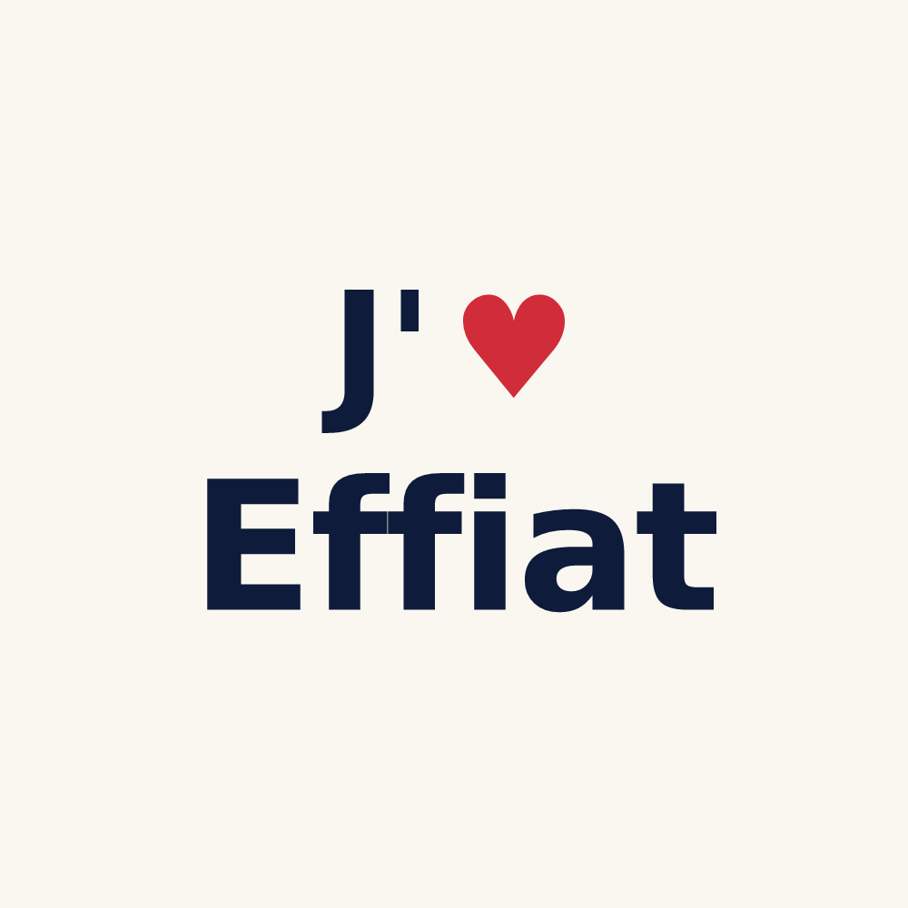 Tasse personnalisée Effiat — design J'aime Effiat